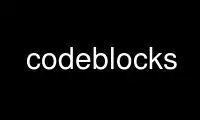 Run codeblocks in OnWorks free hosting provider over Ubuntu Online, Fedora Online, Windows online emulator or MAC OS online emulator