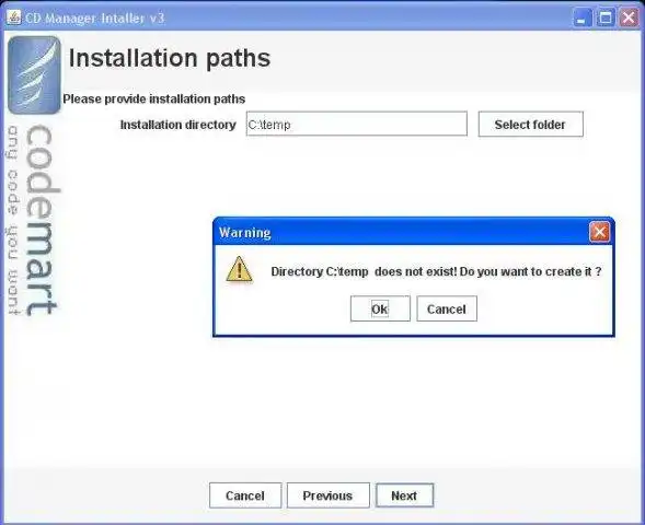 Descărcați instrumentul web sau aplicația web Codemart Installer Framework