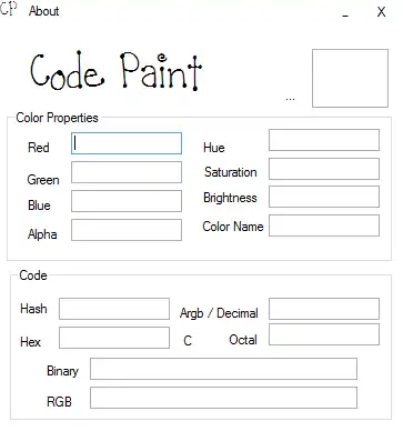 Download web tool or web app Code Paint