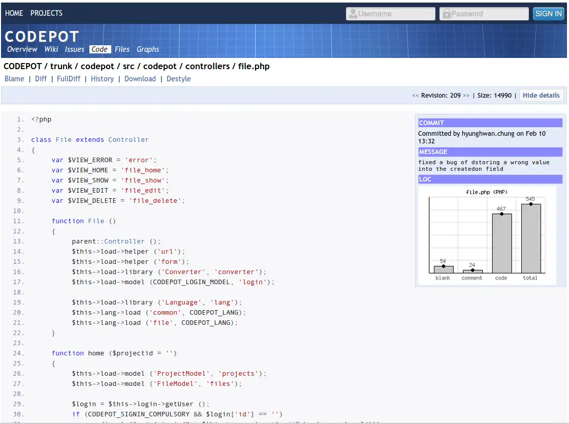 Scarica lo strumento web o l'app web Codepot