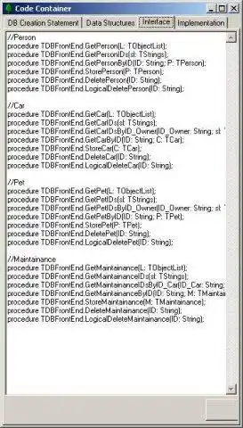 Download web tool or web app CodeProducer persistence framework