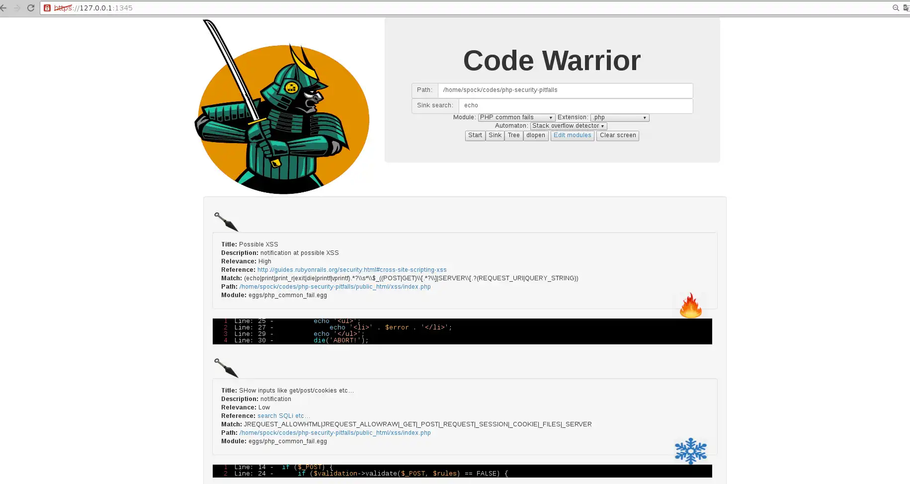 Download web tool or web app Code-warrior