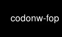 הפעל codonw-fop בספק אירוח חינמי של OnWorks על אובונטו מקוון, פדורה מקוון, אמולטור מקוון של Windows או אמולטור מקוון של MAC OS