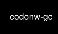 הפעל codonw-gc בספק אירוח חינמי של OnWorks על אובונטו מקוון, פדורה מקוון, אמולטור מקוון של Windows או אמולטור מקוון של MAC OS