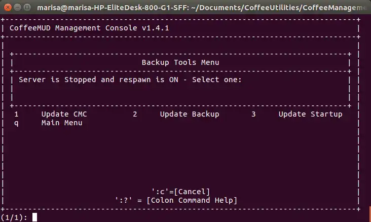 Descargue la herramienta web o la aplicación web CoffeeMUD Utilities para ejecutar en Linux en línea