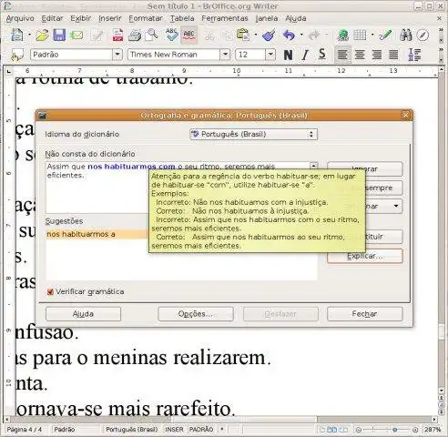 অনলাইনে লিনাক্সে চালানোর জন্য ওয়েব টুল বা ওয়েব অ্যাপ CoGrOO: Open|LibreOffice গ্রামার চেকার ডাউনলোড করুন