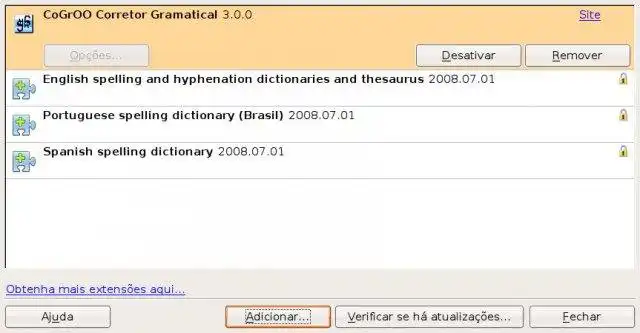 Unduh alat web atau aplikasi web CoGrOO: Open|LibreOffice Grammar Checker untuk dijalankan di Linux online