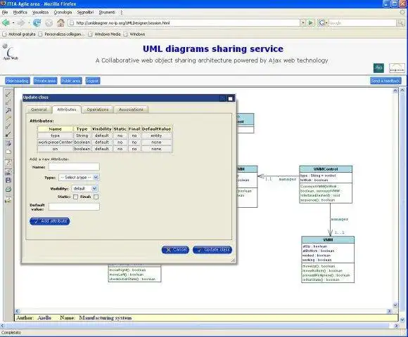 Tải xuống công cụ web hoặc ứng dụng web Trình thiết kế UML cộng tác