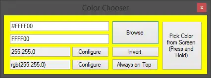 웹 도구 또는 웹 앱 Colorpicker 다운로드