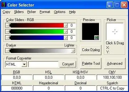 Download de webtool of webapp Color Selector