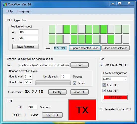 Download web tool or web app Colorvox