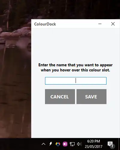 Download web tool or web app ColourDock