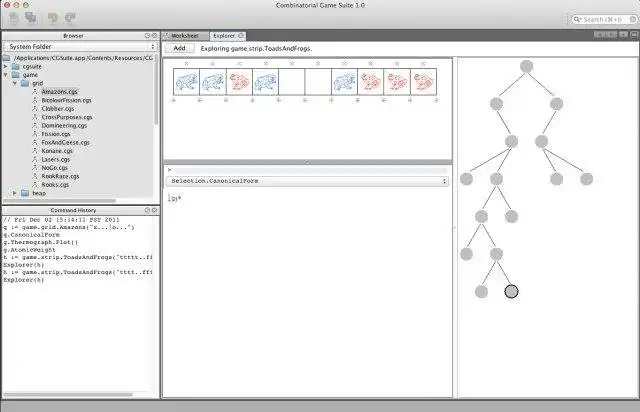 Download web tool or web app Combinatorial Game Suite