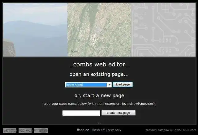Download web tool or web app Combs Web Editor (1-file PHP in-browser)