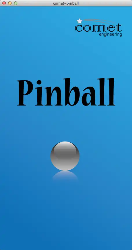 Pobierz narzędzie internetowe lub aplikację internetową Comet Pinball, aby działać w systemie Linux online