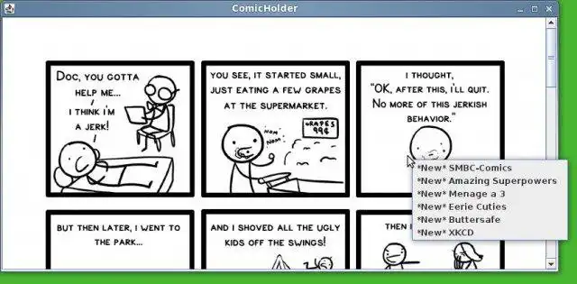 Mag-download ng web tool o web app Comic Holder