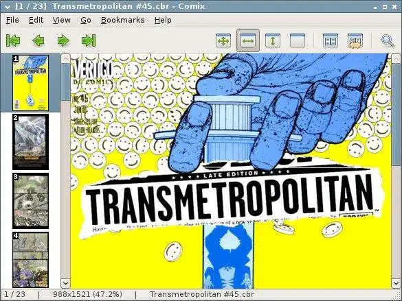 ดาวน์โหลดเครื่องมือเว็บหรือเว็บแอป Comix เพื่อทำงานใน Linux ออนไลน์