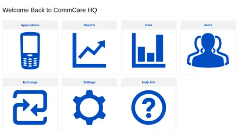 Download web tool or web app CommCare HQ