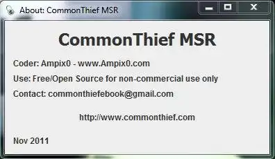 വെബ് ടൂൾ അല്ലെങ്കിൽ വെബ് ആപ്പ് CommonThief MSR ഡൗൺലോഡ് ചെയ്യുക