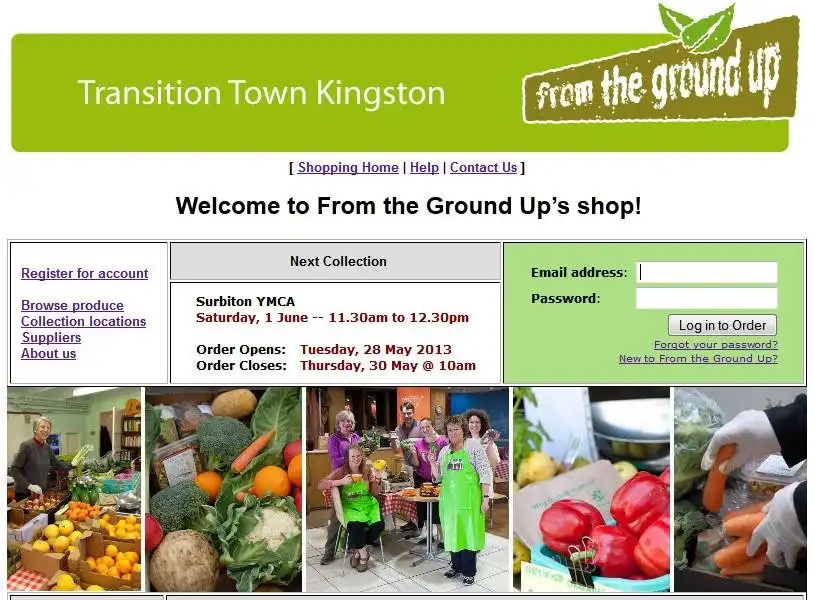 Mag-download ng web tool o web app Community Food Hub