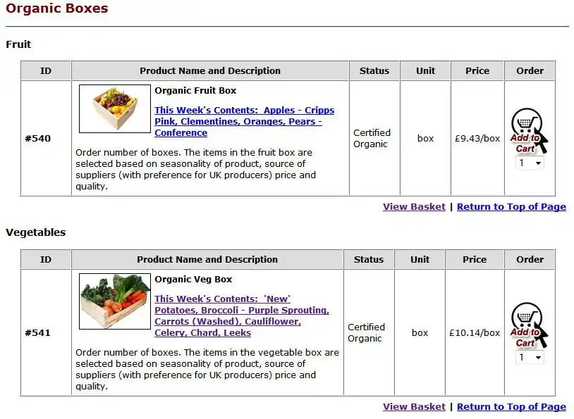 Download web tool or web app Community Food Hub