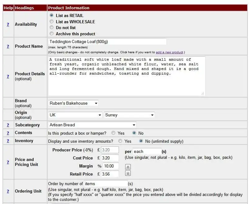 Download webtool of webapp Community Food Hub