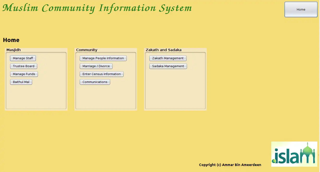 Download web tool or web app Community Information System