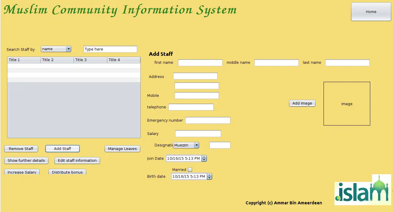 Download web tool or web app Community Information System