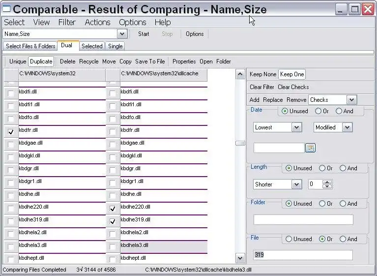 Download web tool or web app Comparable