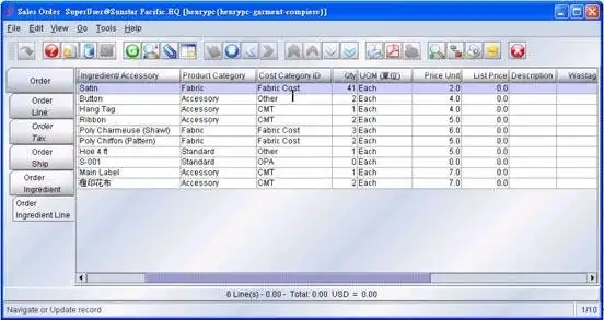 Descargue la herramienta web o la aplicación web Compiere Garment ERP