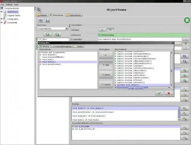 Загрузите веб-инструмент или веб-приложение Compiere Monitor
