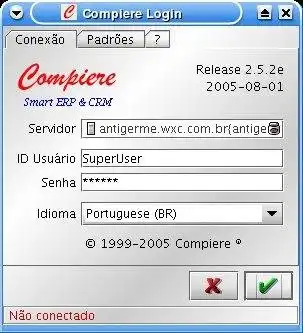 Download web tool or web app Compiere to pt_BR
