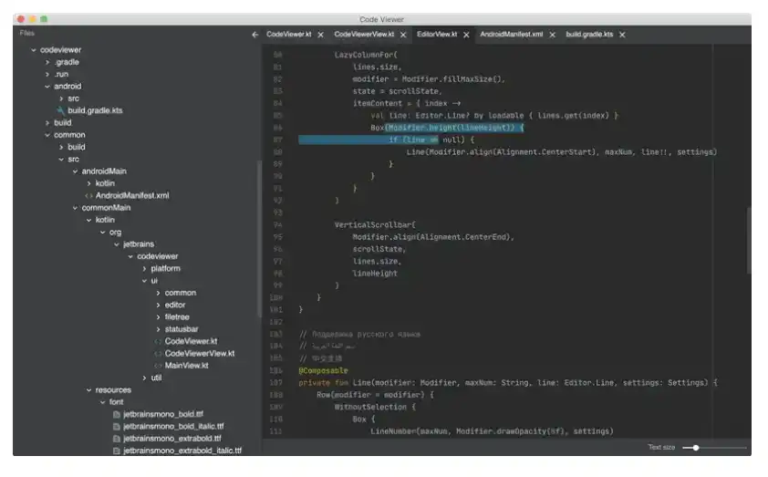 Scarica lo strumento web o l'app web Compose Kotlin UI