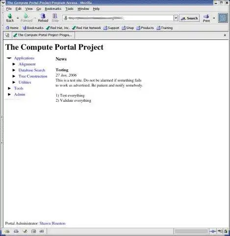 ابزار وب یا برنامه وب ComputePortalProject را برای اجرا در لینوکس به صورت آنلاین دانلود کنید