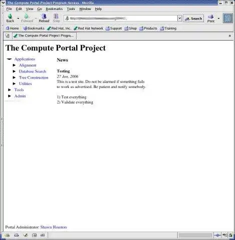 Download web tool or web app ComputePortalProject to run in Linux online