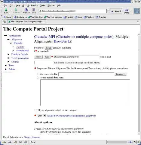 Muat turun alat web atau aplikasi web ComputePortalProject untuk dijalankan di Linux dalam talian