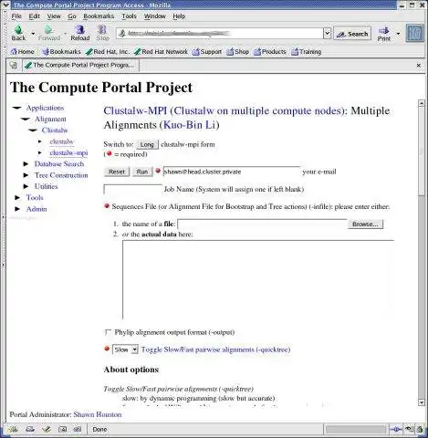 Scarica lo strumento Web o l'app Web ComputePortalProject per eseguirlo online su Linux