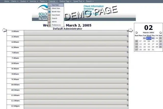 Descargue la herramienta web o la aplicación web Base de datos de la empresa de servicios informáticos