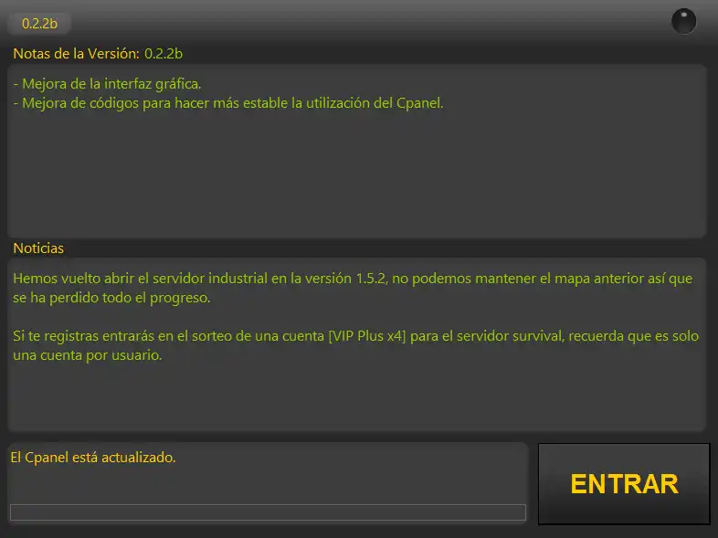 Download web tool or web app Comunidad Gamers Cpanel