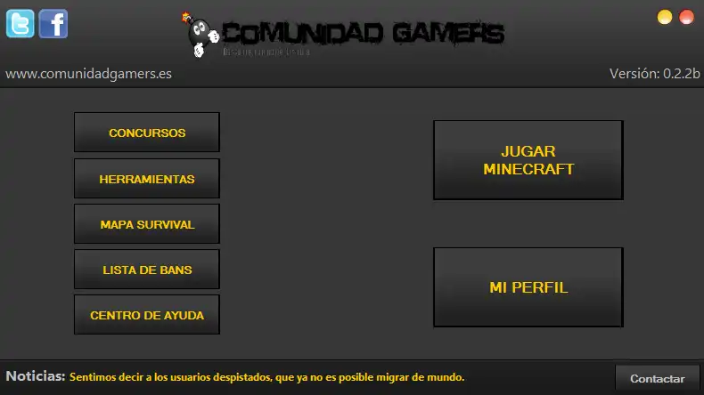 Descargar web tool o web app Comunidad Gamers Cpanel