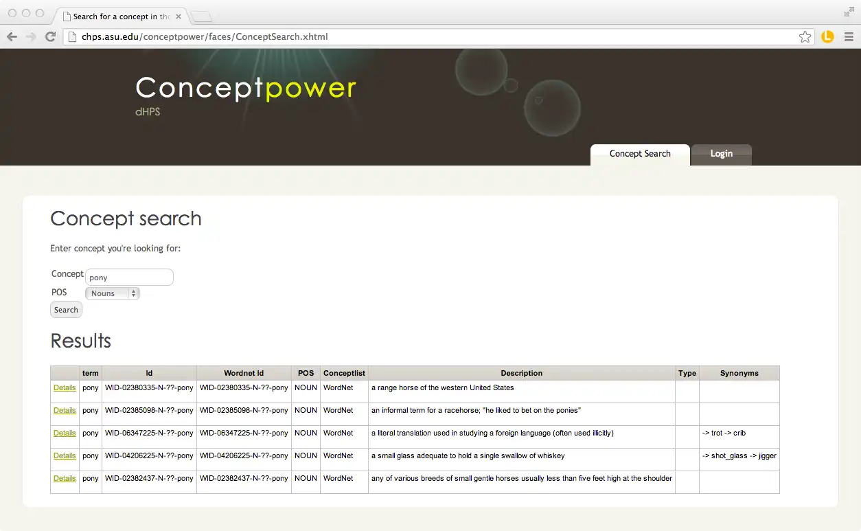 Descargar herramienta web o aplicación web Conceptpower