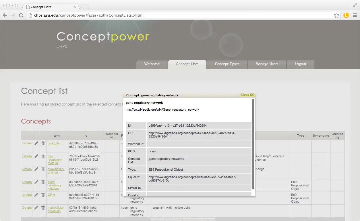 Descargar herramienta web o aplicación web Conceptpower
