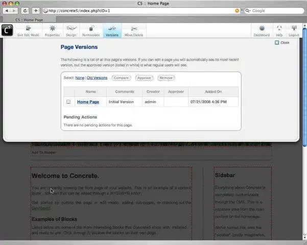 Unduh alat web atau aplikasi web CMS Beton