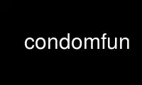 Запустите condomfun в бесплатном хостинг-провайдере OnWorks через Ubuntu Online, Fedora Online, онлайн-эмулятор Windows или онлайн-эмулятор MAC OS