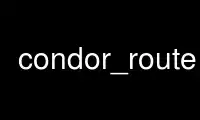 Run condor_router_q in OnWorks free hosting provider over Ubuntu Online, Fedora Online, Windows online emulator or MAC OS online emulator