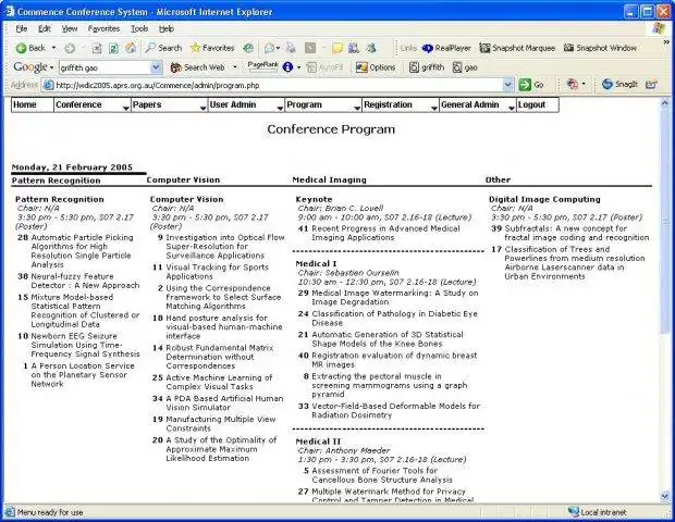 Download web tool or web app Conference and Meeting Management System