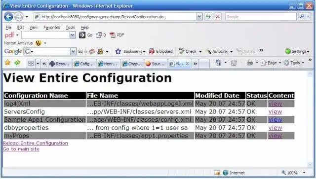 Download web tool or web app Configuration Manager