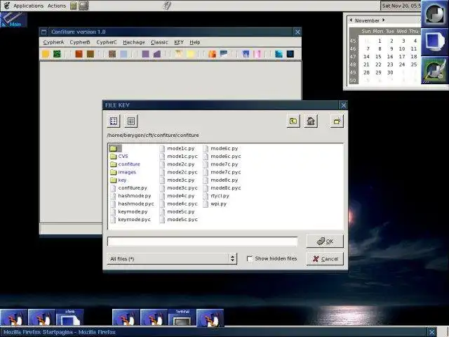 Download web tool or web app confiture to run in Linux online