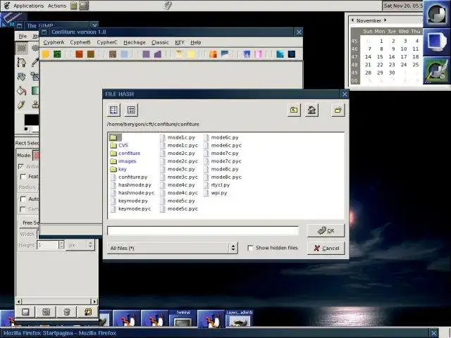 Download web tool or web app confiture to run in Linux online