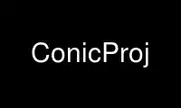 Run ConicProj in OnWorks free hosting provider over Ubuntu Online, Fedora Online, Windows online emulator or MAC OS online emulator